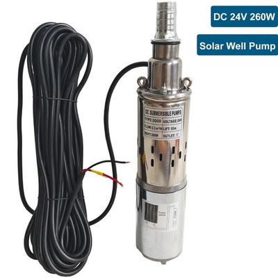 #ad DC 24V 3#x27;#x27; Solar Deep Well Pump Water Pump 607GPH Stainless Steel Submersible $58.79