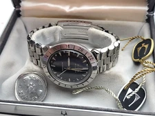 1967 ( M7) Accutron Astronaut HN 214,Bullet Bracelet .Box ,Tags, coin, Booklet.