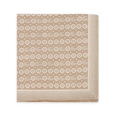 Gucci Kids GG Geometric Cotton Blanket Beige 769570 3K111 9678 72419413