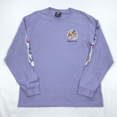 Teddy Fresh x Looney Tunes All Star Crewneck Long Sleeve T-Shirt Purple Men's XL