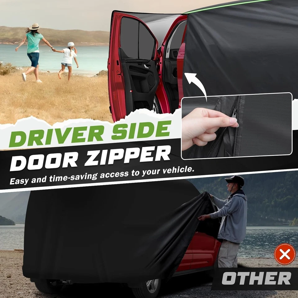 Custom fit Car Cover Compatible with Ram ProMaster 2014-2022 Waterproof Cover Foto 3 de 4