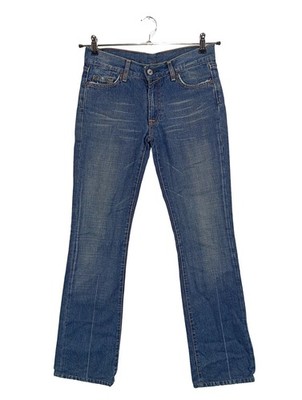 SEVEN7 Straight-Leg Jeans Damen Jeans Gr. DE 36 blau Casual-Look