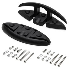 5 inch Boat Folding Cleat, Flip Up Dock Cleat with Long Screws and Short Scre...