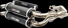 TRINITY RACING TR4119D-BK Stage 5 Exhaust Systems 14-21 Polaris  RZR XP 1000 4x4