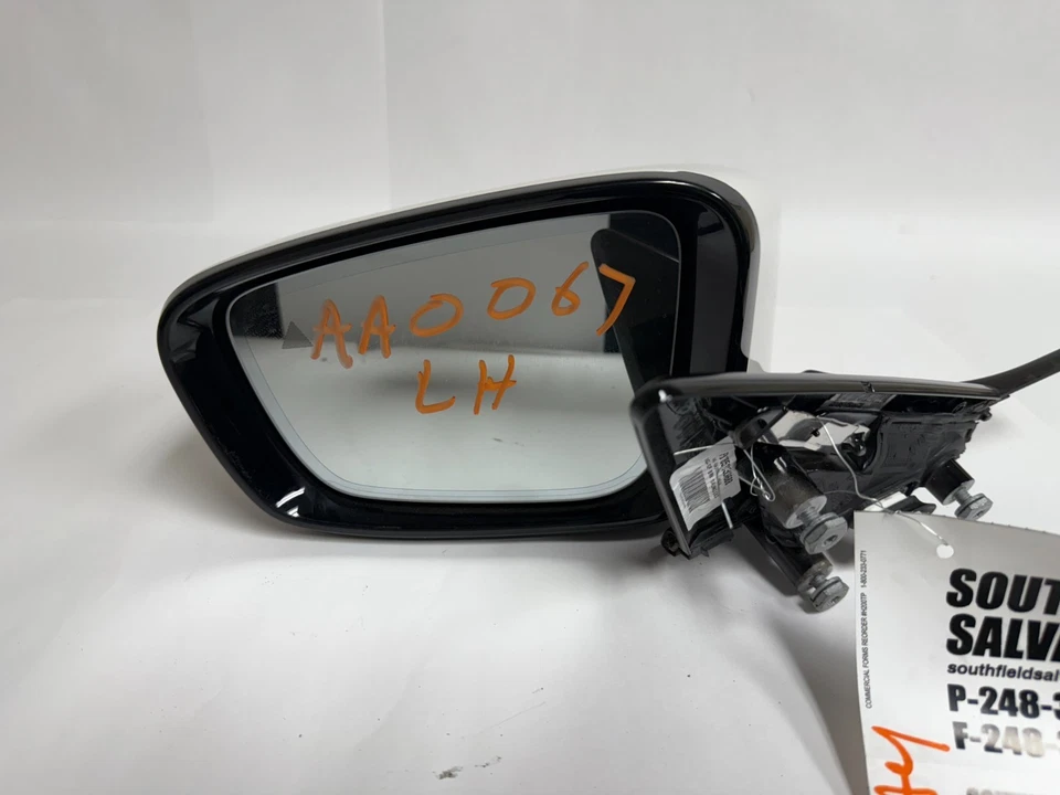 Espejo retrovisor delantero izquierdo del lado del conductor blanco BMW M850i 2019-2025 51169498923 OEM Foto 2 de 4