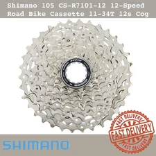 Shimano 105 CS-R7101-12 12Speed Cassette Cog 11-34T for Road Bike Bicycle