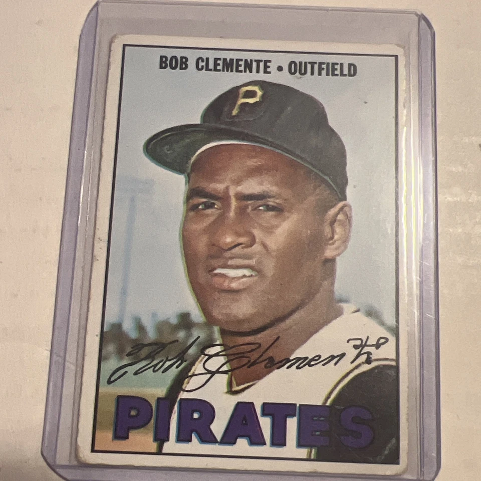 Tarjeta de béisbol vintage Topps 1967 Bob Clemente 400  Foto 4 de 4