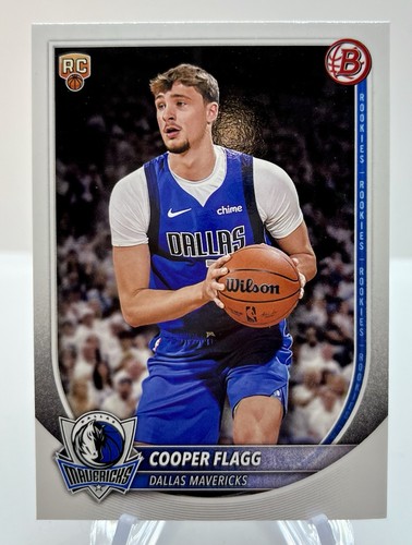 Bowman Cooper Flagg #1 Base Novato RC Papel ROY Mavs 2025-26 - Imagen 1 de 2