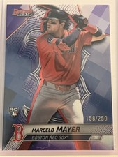 2025 Bowman's Best - Marcelo Mayer #5 Purple Refractor /250 (RC)