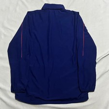 Umbro 2015-16 Navy Windbreaker Hoodie - XL, Vintage, Used