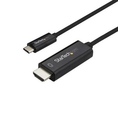 STARTECH CDP2HD1MBNL Black 3.3Ft/1M Usb Type C Dp Alt Mode Hbr2 To Hdmi 2.0