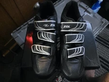 ZOL Road Biking Shoes, SIZE 13 Mens, WORN ONCE. READ DESC. Black/Silver