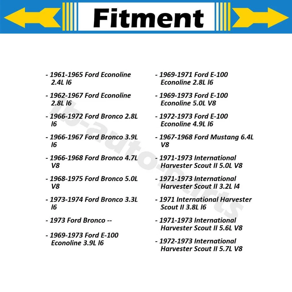 2 цилиндра заднего тормоза первого упора для Ford Bronco 1966 1967 1968 1969 - Изображение 2 из 4