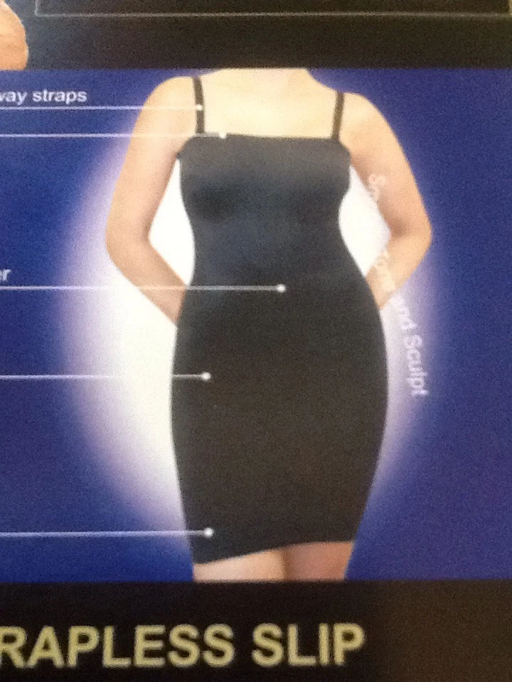 Dr Rey черный или бежевый без бретелек скольжения средний контроль новый с Ярлыками Рекомендуемая розничная цена производителя $45 - Изображение 2 из 4