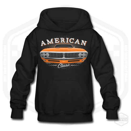 Children's 1968 Pontiac Firebird American Muscle Car Hoodie - Picture 14 of 20
