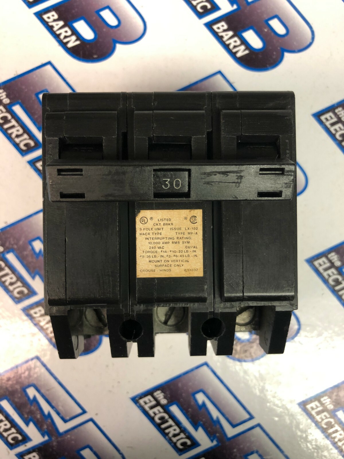 Murray MP230 30 Amp Double Pole Circuit Breaker, Thermal Magnetic Trip, 120/240V, Plug-In, UL Listed - NEW Murray MP230 30 Amp Double Pole Circuit Breaker, Thermal Magnetic Trip, 120/240V, Plug-In, UL Listed - NEW