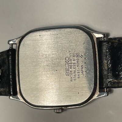SEIKO 6431-5050 Quartz Watch Analog Stainless steel 226 | eBay