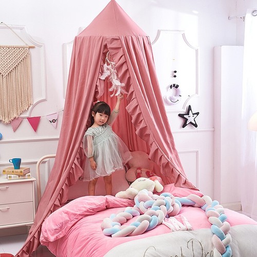 Baby Mosquito Net for Crib Bed Canopy Kids Hanging Dome Curtain Play Tent - Picture 12 of 14