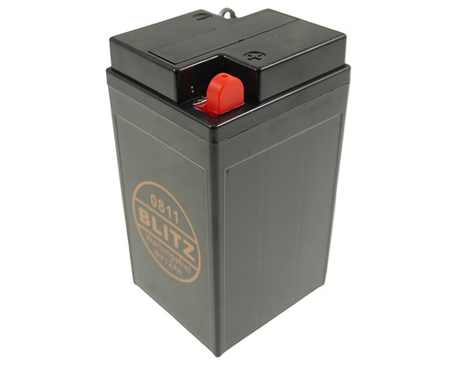 Batterie GEL Blitz 0811 6 Volt für BMW R 25 /3 R 50 /2 R50 S R 51 R 60 69 B49-6 - Bild 7 von 8