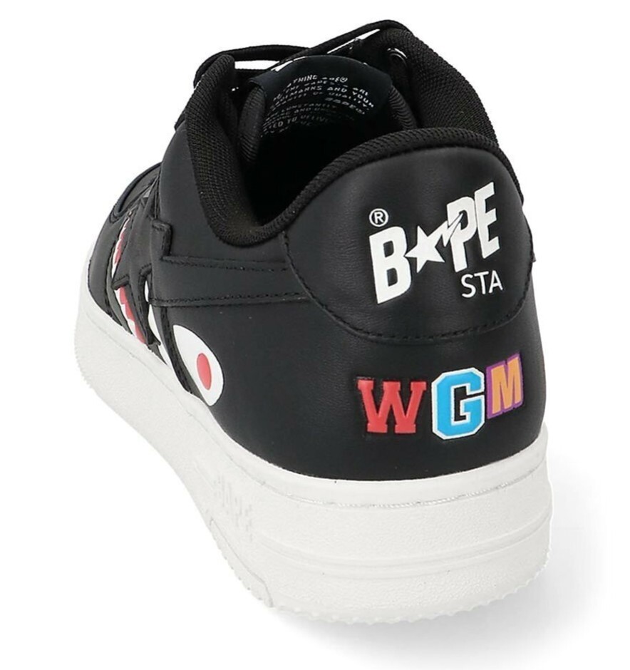 BAPESTA BLACK 26.5センチ A Bathing Ape 