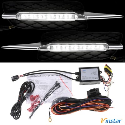 2X VINSTAR LED Tagfahrlicht DRL HIGH POWER TFL für BMW X5 E70 2007-2010