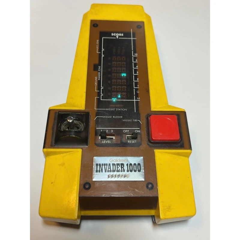 学研　INVADER 1000 ゲーム機　動作確認済 学研 - 学研インベーダー1000LSIゲーム 42年以上前の昭和レトロ