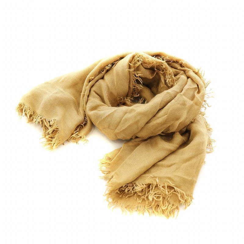 Foulard Gucci GG motif modal cachemire franges marron état d'usage