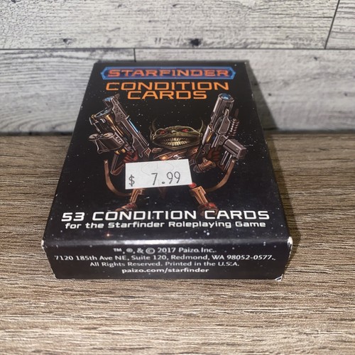 Starfinder Role Playing Game Condition Cards Deck (Sealed, 2017) - Picture 3 of 3