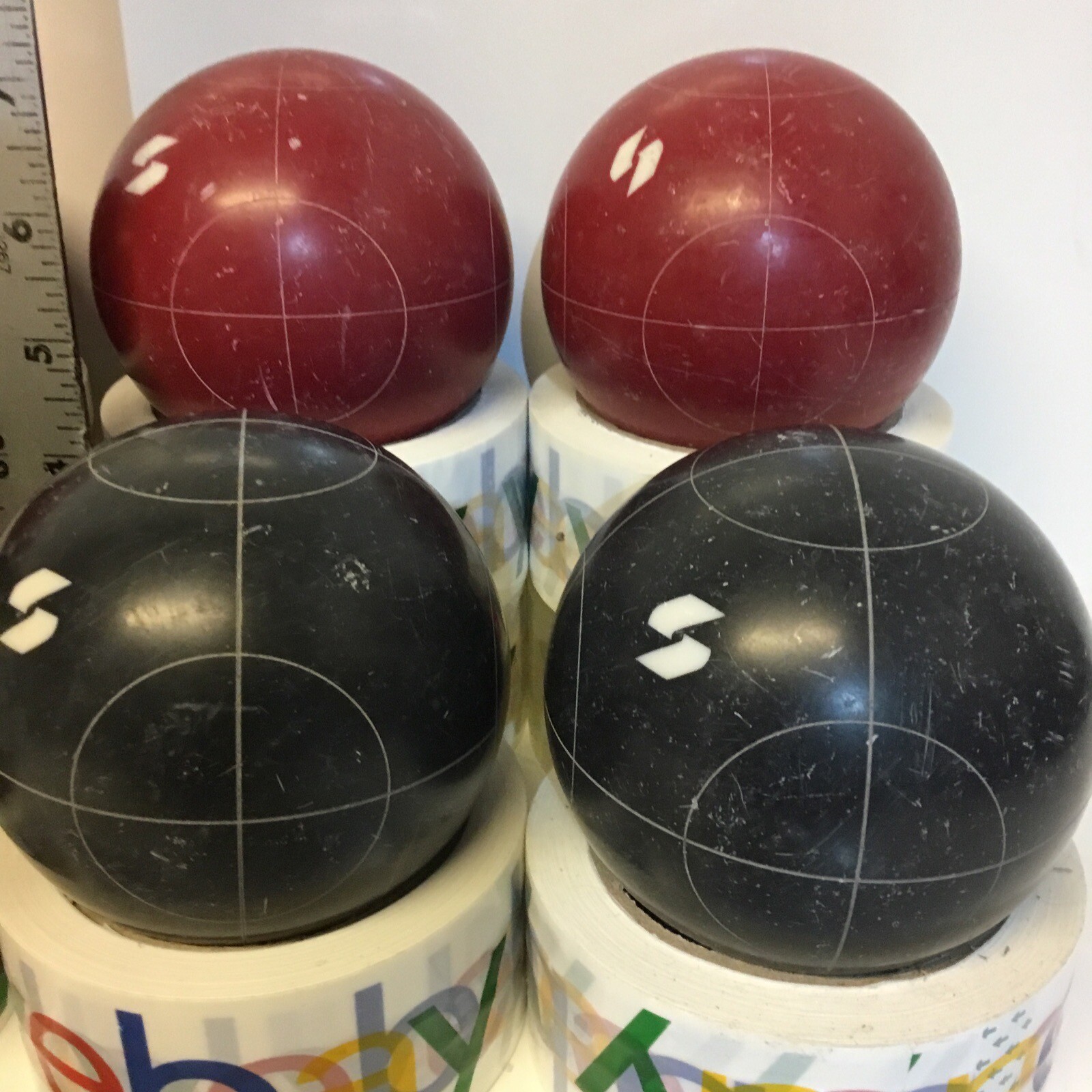 Vintage Sportcraft Bocce Ball Set with Pallino Ball eBay