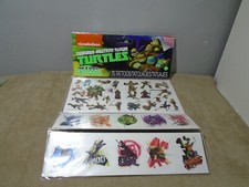 NICKELODEON TMNT TEAR  SHARE 70 TATTOOS NIP SAVVI AF313 