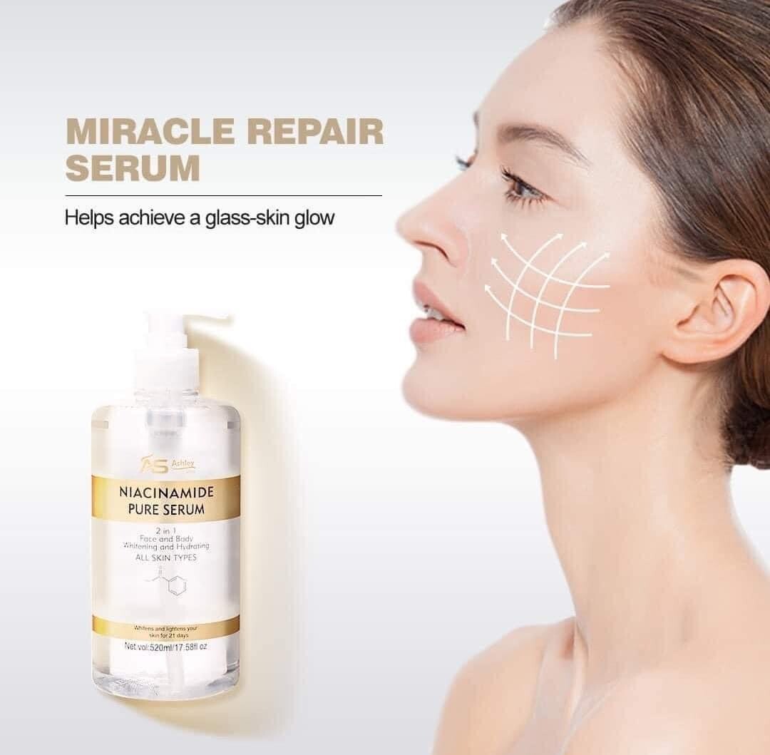 ボディローション Ashley shine niacinamide pure serum 3pcs Ashley Shine NIACINAMIDE Pure Serum - for Face and Body