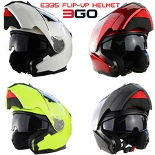3GO E335 Flip-Up Modular ECE2206 Flip Front Motorbike Motorcycle Crash Helmets
