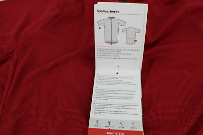 Trek Bontrager Men's Solstice Jersey Red Size S