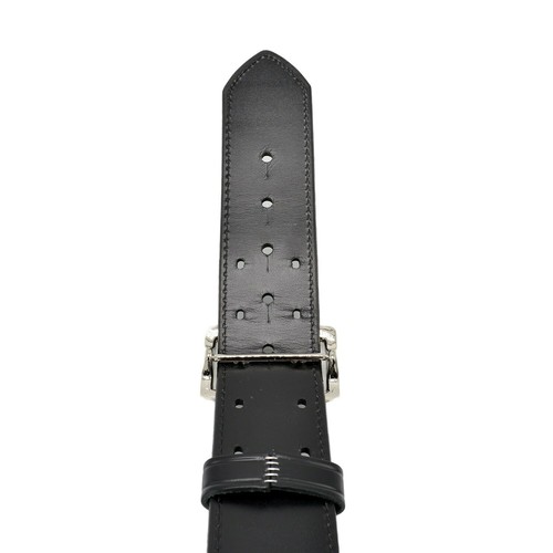 Perfect Fit Sam Browne Duty Belt Black Leather Size 28-60 Police Security USA - Picture 9 of 11