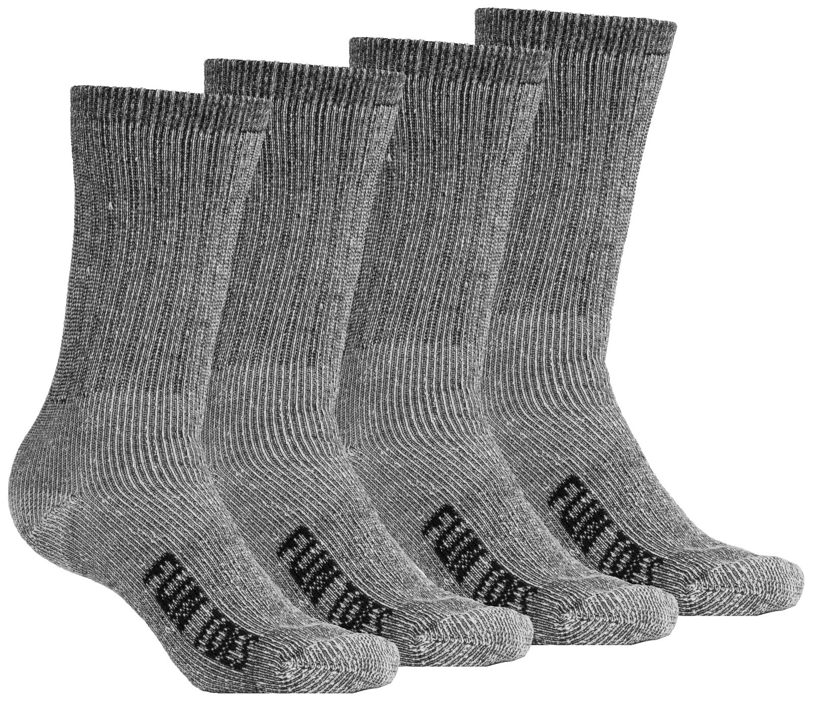 FUN TOES Men's and Kids 70% Merino Wool Crew Socks 4 Pack Midweight Arch Support
Opens in a new wind