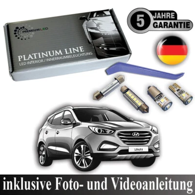 LED Innenraumbeleuchtung Hyundai IX35 Innenbeleuchtung Innenlicht Set - Bild 1 von 4