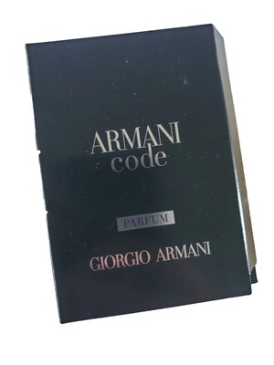 Armani Code Cologne Perfume Parfum Men 2022 New Release 2 ML Sample Vial Trial