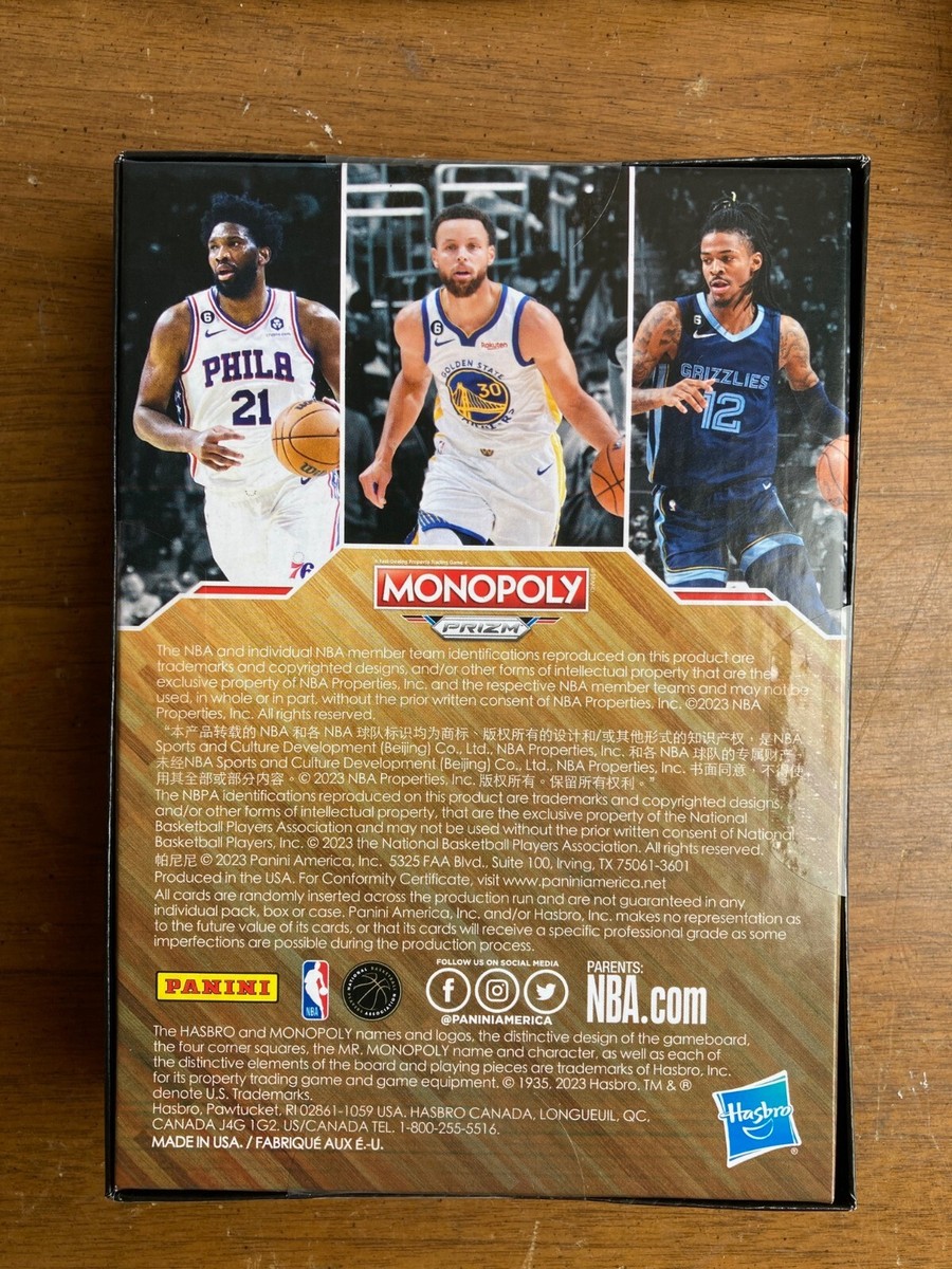 prizm monopoly booster box 2022-2023 Prizm NBA Basketball Monopoly Blaster Booster Boxes MANY  AVAILABLE!