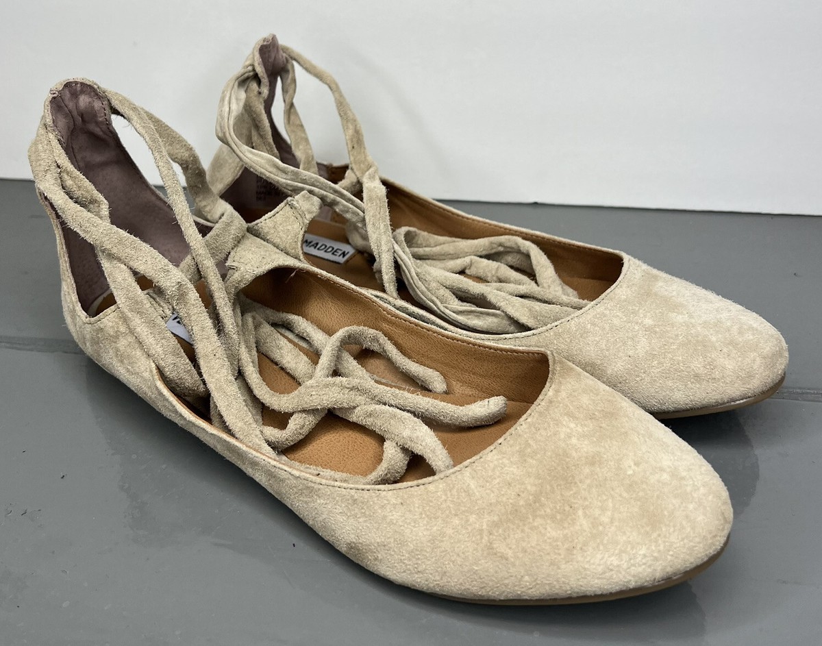 Ballet Flats Steve Madden Lace Up Flats Steve Madden Vinetta