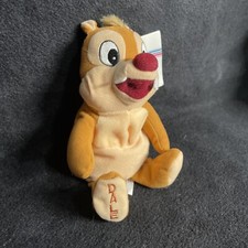 Vintage DALE Disney Store Mini 8  Bean Bag Plush Chip  Dale NWT  s New With Tag