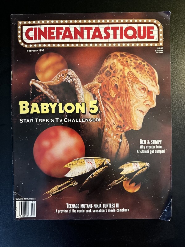 CINEFANTASTIQUE MAGAZINE VOL23 #5 1993 Babylon 5 Evil Dead Sam Raimi Leprechaun