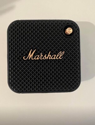 Marshall - Willen Portable Bluetooth Speaker - Black/Brass | eBay