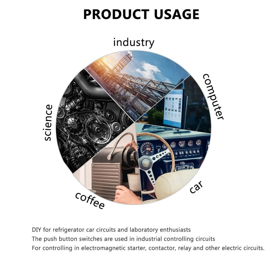 30Pcs Mini Micro Momentary Push Button Switch SPST NC 1A 250V AC - Image 2 of 4