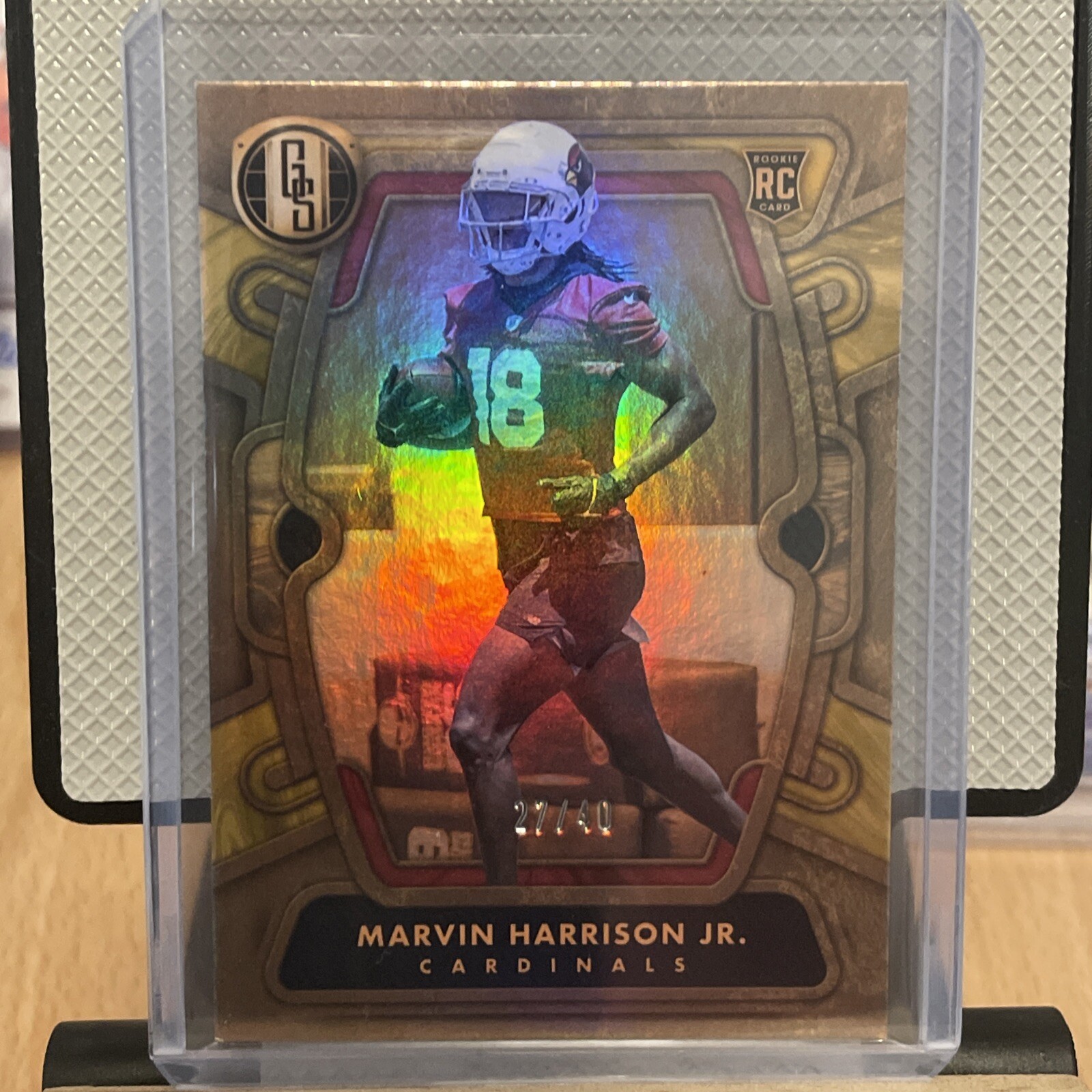 2024 Panini Gold Standard Marvin Harrison Jr. Citrine 27/40 RC #107 Cardinals 🔥