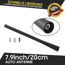 Autoantenne 20cm Stab KFZ Stab Auto Antenne Schwarz Radio Für Opel Mercedes