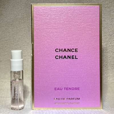 Chanel Chance Eau Tendre Eau de Parfum Sample Spray .05oz, 1.5ml New in Card