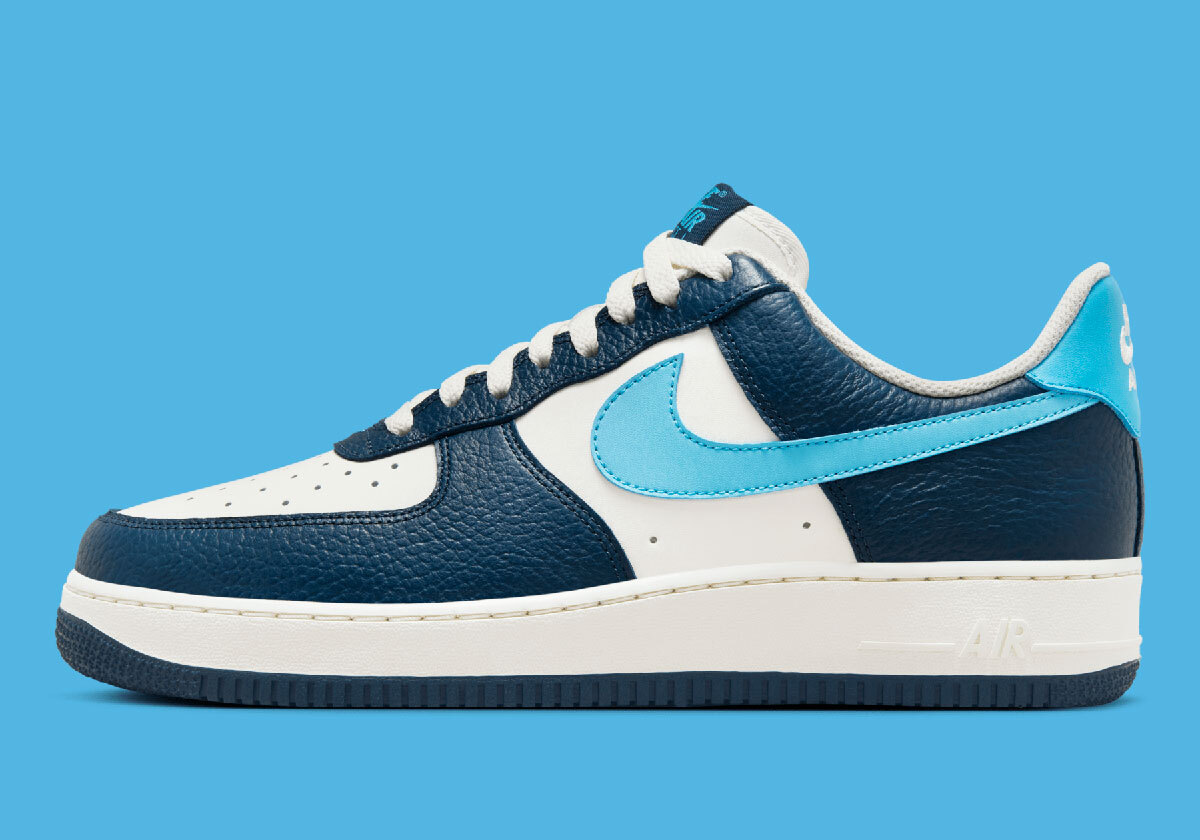 Nike Air Force 1 07 Low Armory Navy White Baltic Blue HJ9291-478 Mens