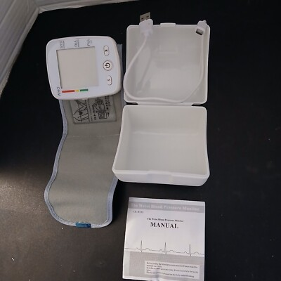 #ad Wrist Blood Pressure Monitor. CK W355 Used Twice. Works Well . $10.00