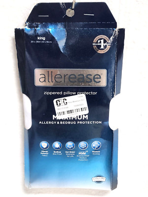 King Size Maximum Pillow Protector - AllerEase - Open Package - New & Unused.