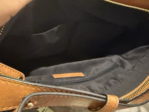 Next Tan Tote Messenger Shoulder Bag Faux Leather Medium - Picture 8 of 12